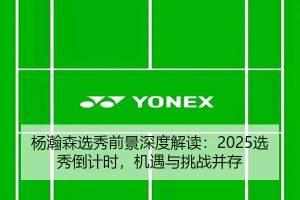 杨瀚森选秀前景深度解读：2025选秀倒计时，机遇与挑战并存